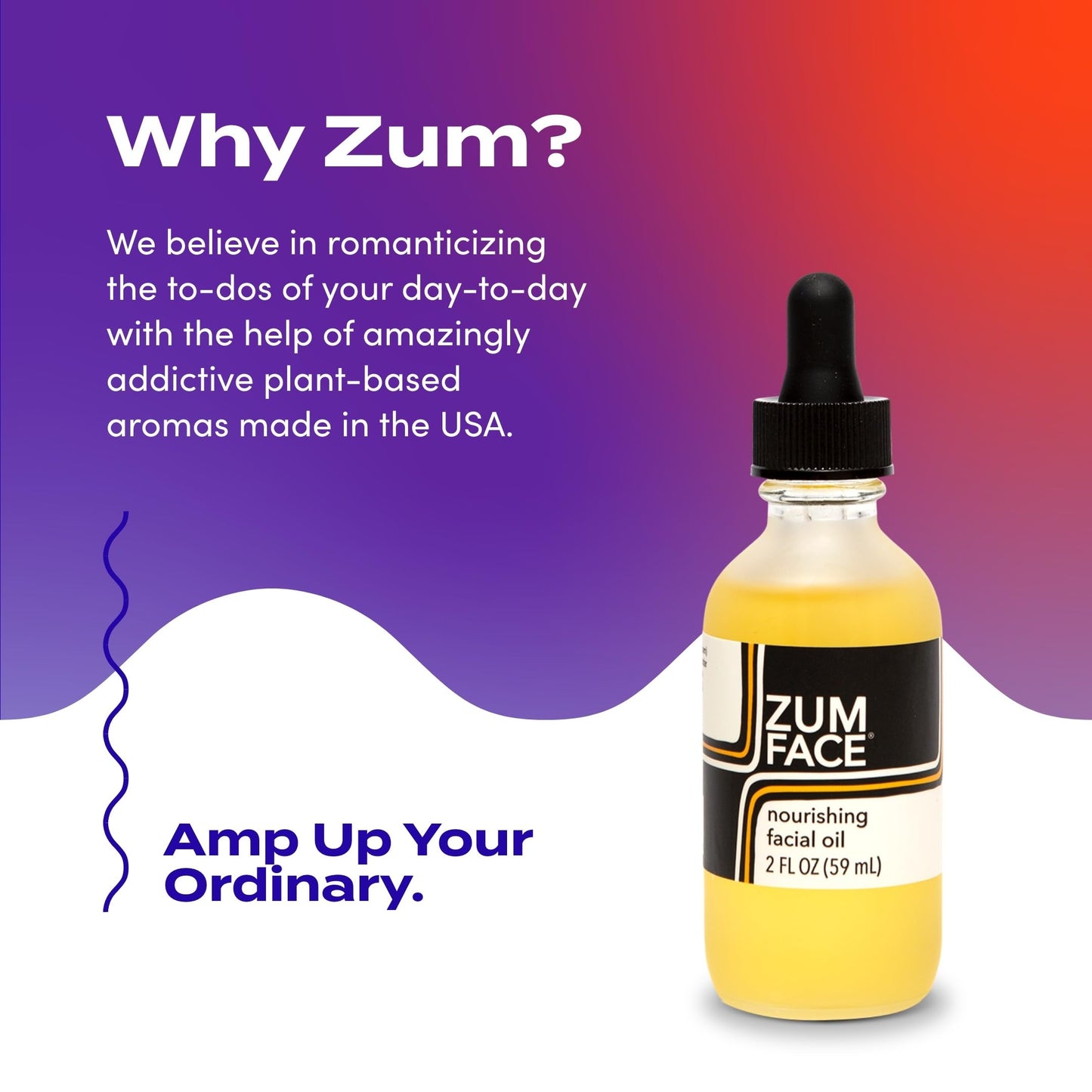 Indigo Wild Zum Face Nourishing Face Oil - Hydrating Face Moisturizer - Skin Oil Made with Shea Butter & Meadowfoam Seed Oil - Beauty & Personal Care - Lavender, Geranium & Rosemary Scent - 2 fl oz