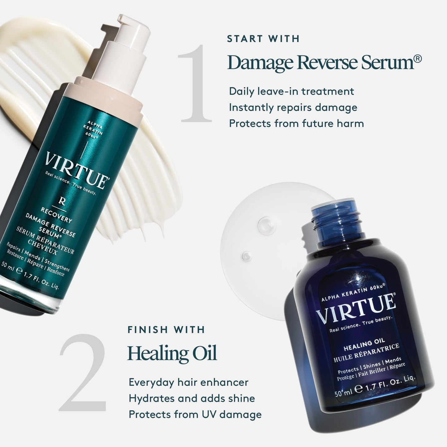 VIRTUE Recovery Damage Reverse Hair Serum
