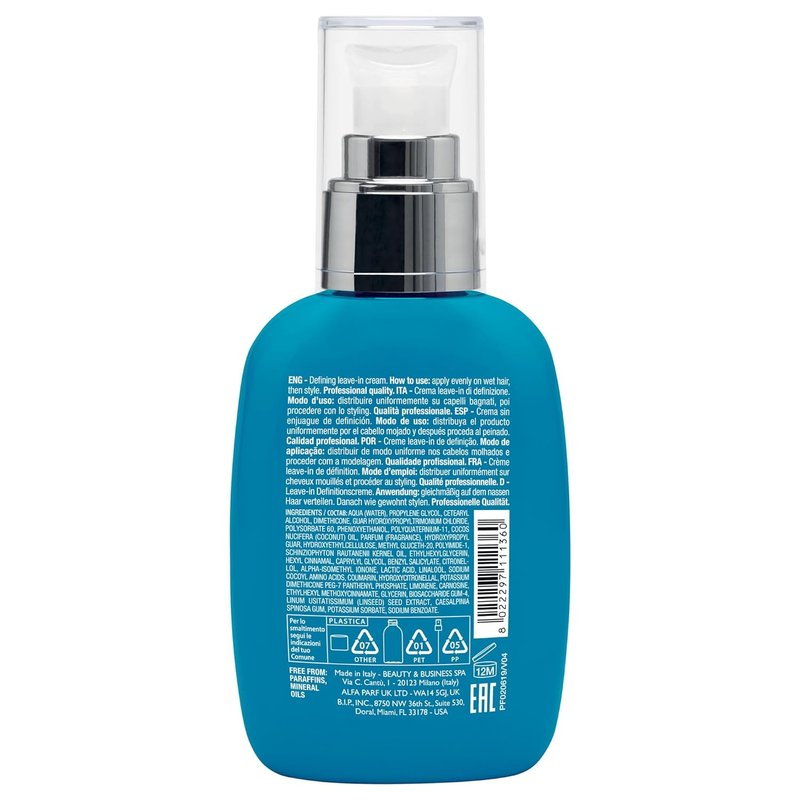 ALFAPARF MILANO Curl Defining Cream - Lightweight Styling Lotion for Curly Hair | Hydrates, Reduces Frizz, Heat Protection (4.23 oz)