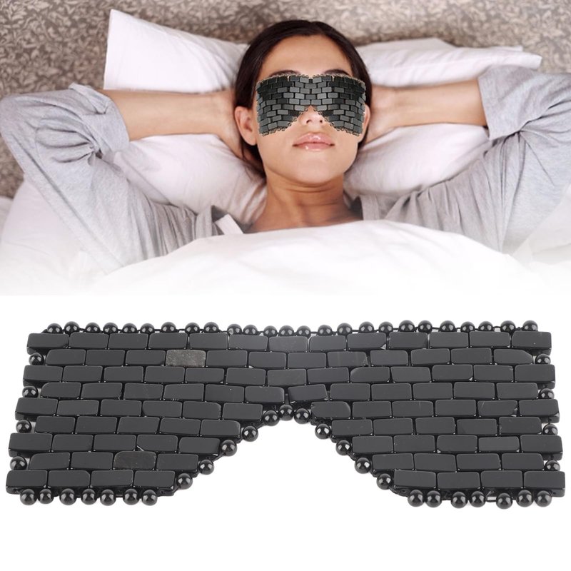 Moofey Jade Eye Mask, Jade Eye Mask for Facials Sleeping Masks Relief Eye Fatigue