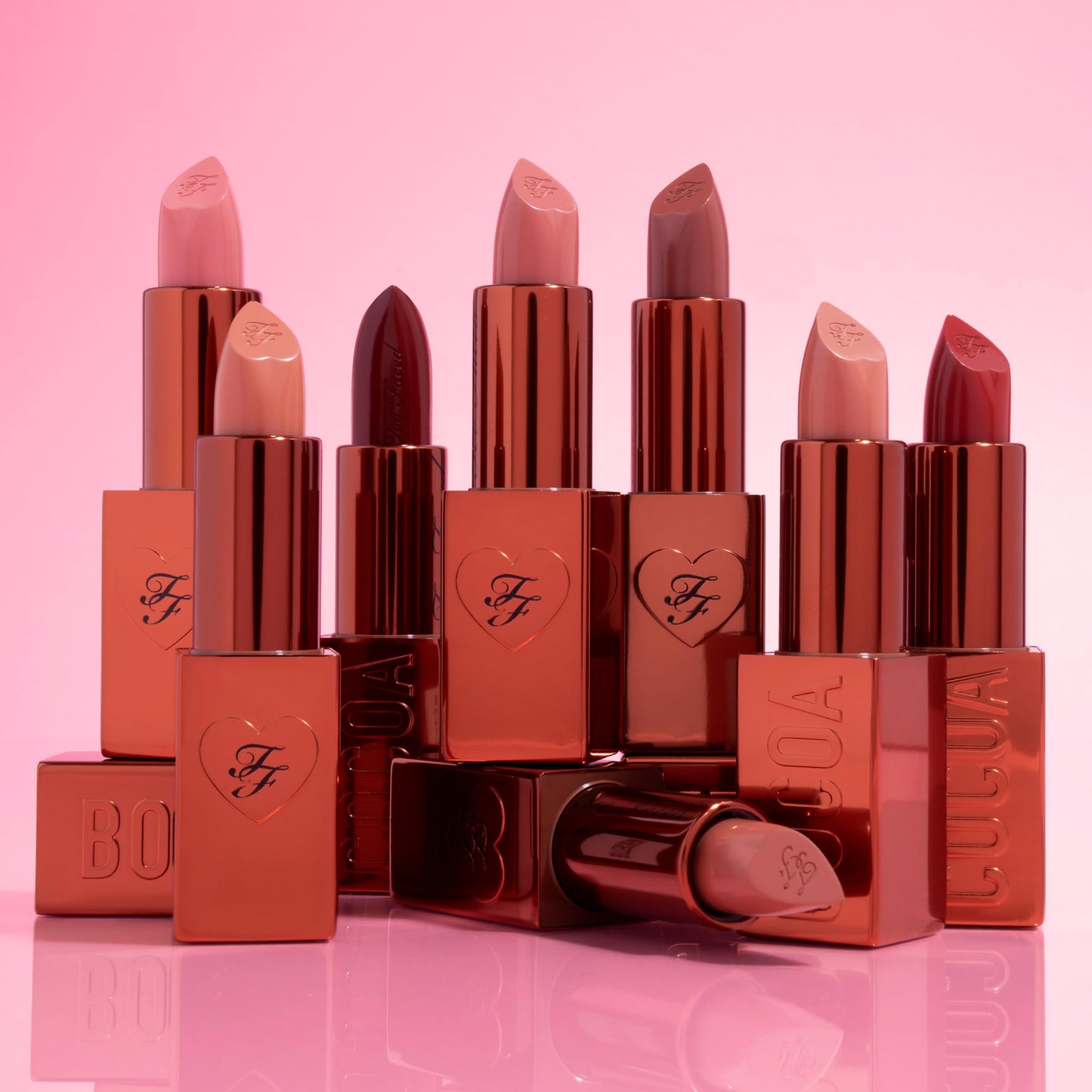 Too Faced Cocoa Bold Lipstick | Creamy, Nude Lipstick Shades with Demi-Matte Finish, 0.11 Ounce, Chocolate Strawberry