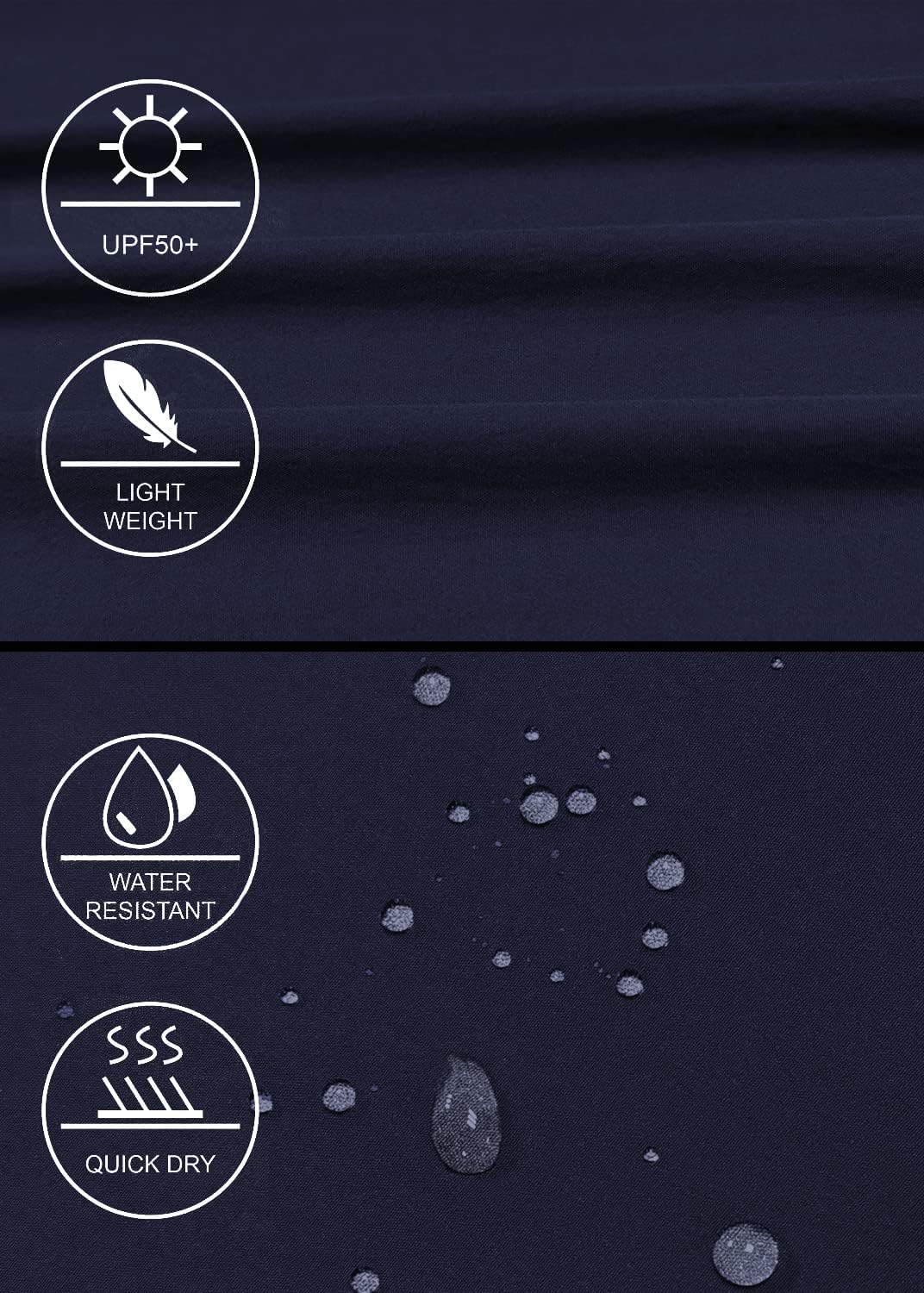 Women's Hiking Cargo Pants - Quick Dry, Water Resistant, UPF 50 | Zipper Pockets, Outdoor Capris