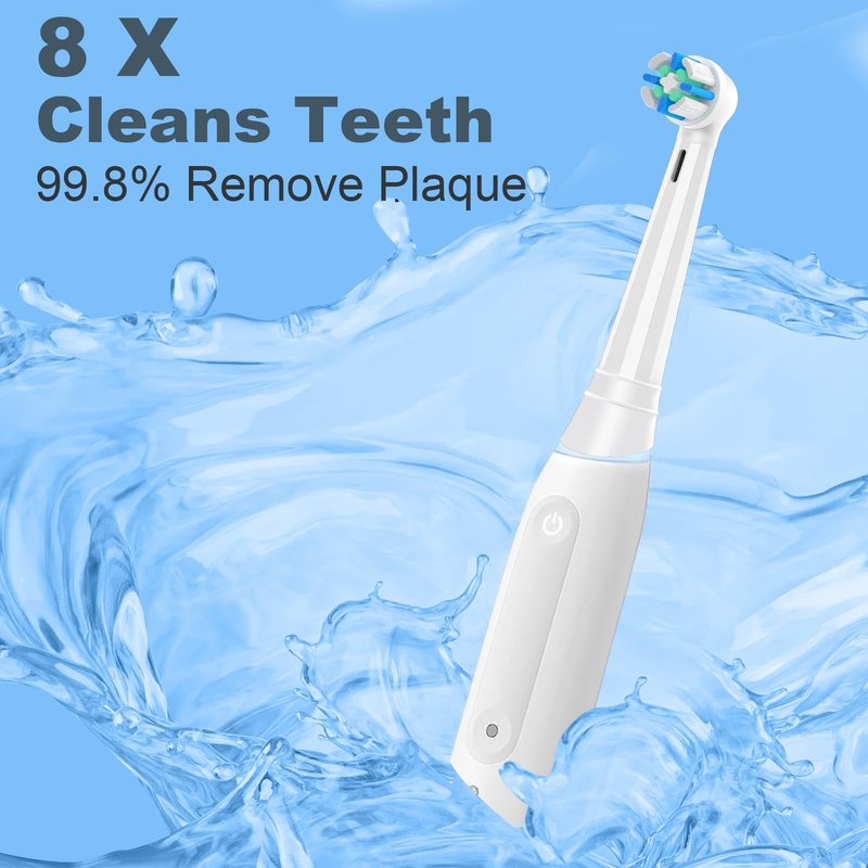 Brush Heads Compatible with Oral B IO 2/3/4/5/6/7/8/9/10/Deep Clean Series Electric Toothbrush, IO Toothbrush Heads (12 Black/White)