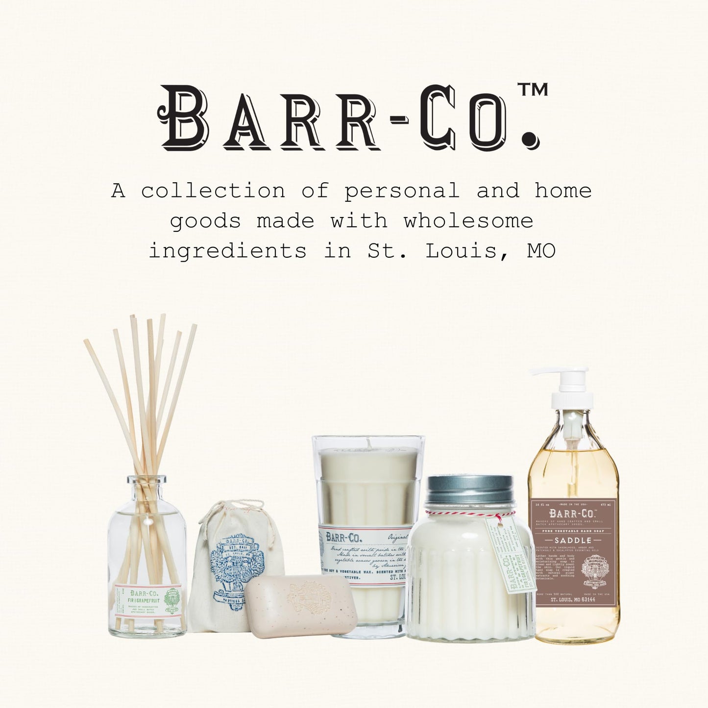Barr-Co. Fir & Grapefruit Fine Hand Made Bath Salts, Woody & Citrus Bathing Salt, Relaxing Bath Products for Women & Men, 32 oz