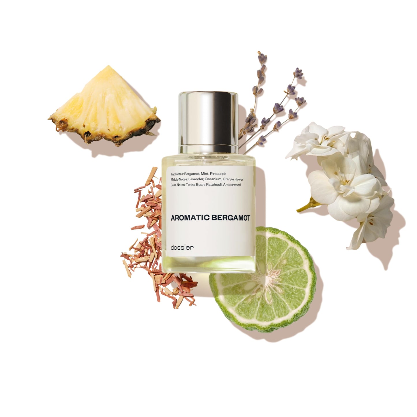 Dossier - Aromatic Bergamot - Eau de Parfum - Inspired by MYSLF - Long-Lasting Fragrance - Masculine - 1.7 fl oz (50ml)