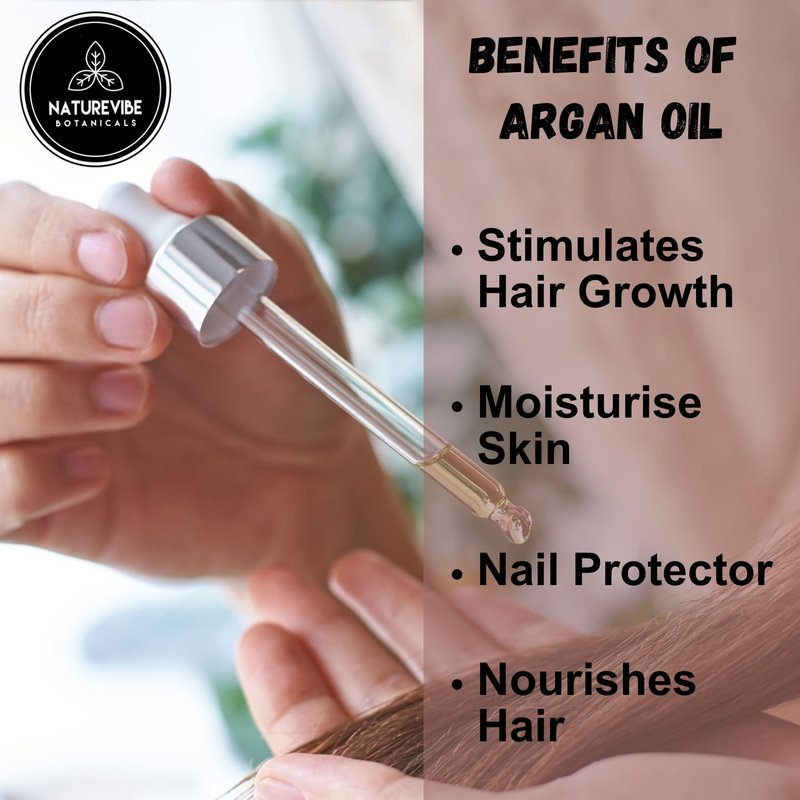 Argan Oil 32 Fl Oz - Cold Pressed, Unrefined Moroccan Oil for Hair, Skin & Massage | Natural Carrier Oil for DIY Beauty