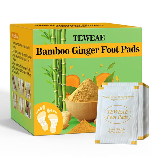 TEWEAE 62 Pads Foot Pads Natural Turmeric & Ginger, Premium Pads to Feel Better, Relieve Stress & Restful Sleep, Goodnight Patches for Family Members