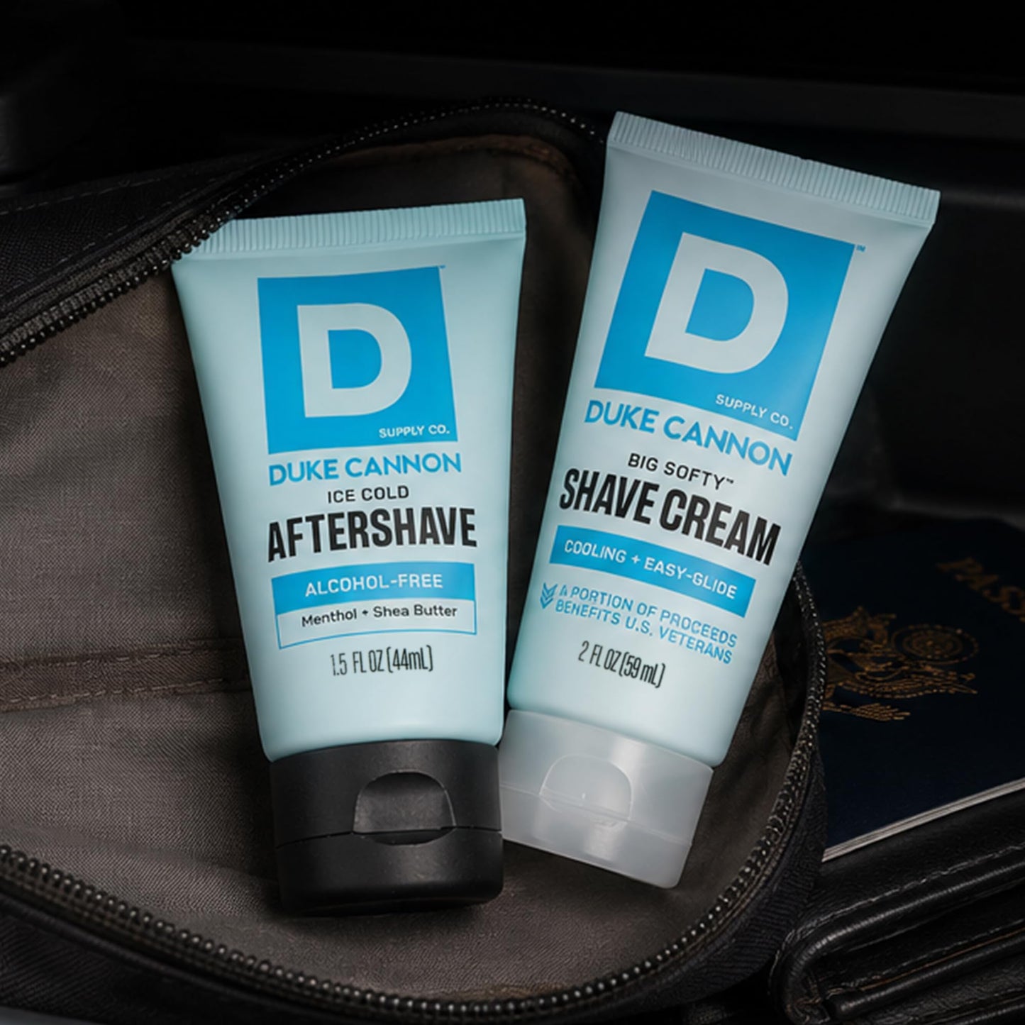 Duke Cannon Cooling After-Shave Balm for Men, 3-Pack, 1.5 oz Each – Alcohol-Free, Menthol Cooling Sensation, Hydrating with Aloe & Shea Butter, Soothes Razor Burn