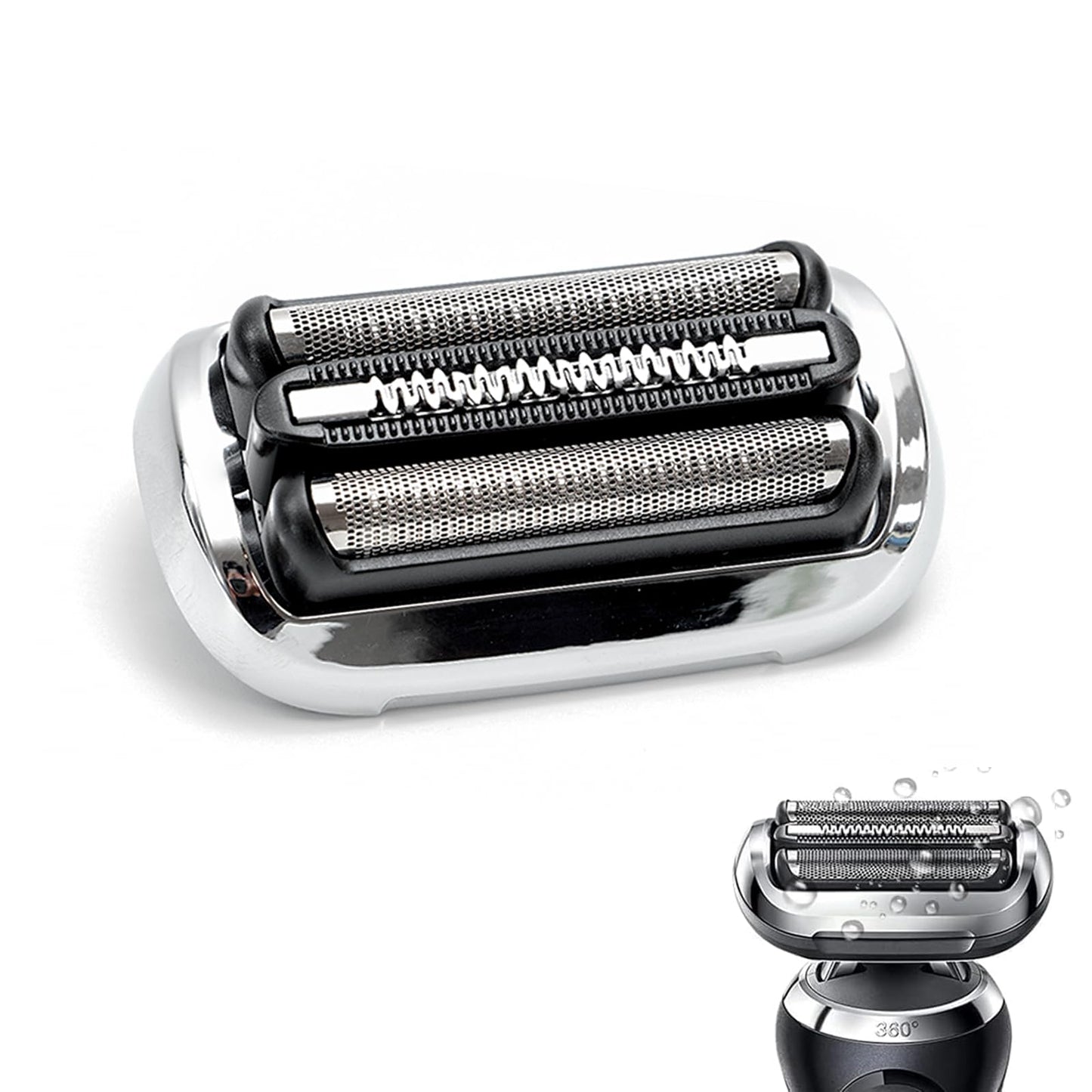 73S Replacement Head Compatible with Braun Razor Series 7, S7 360 Replacement Head for Braun, Replacement Blades Compatible with Braun Electric Shavers for Men Series 7 7020s, 7025s, 7085cc, 7075cc