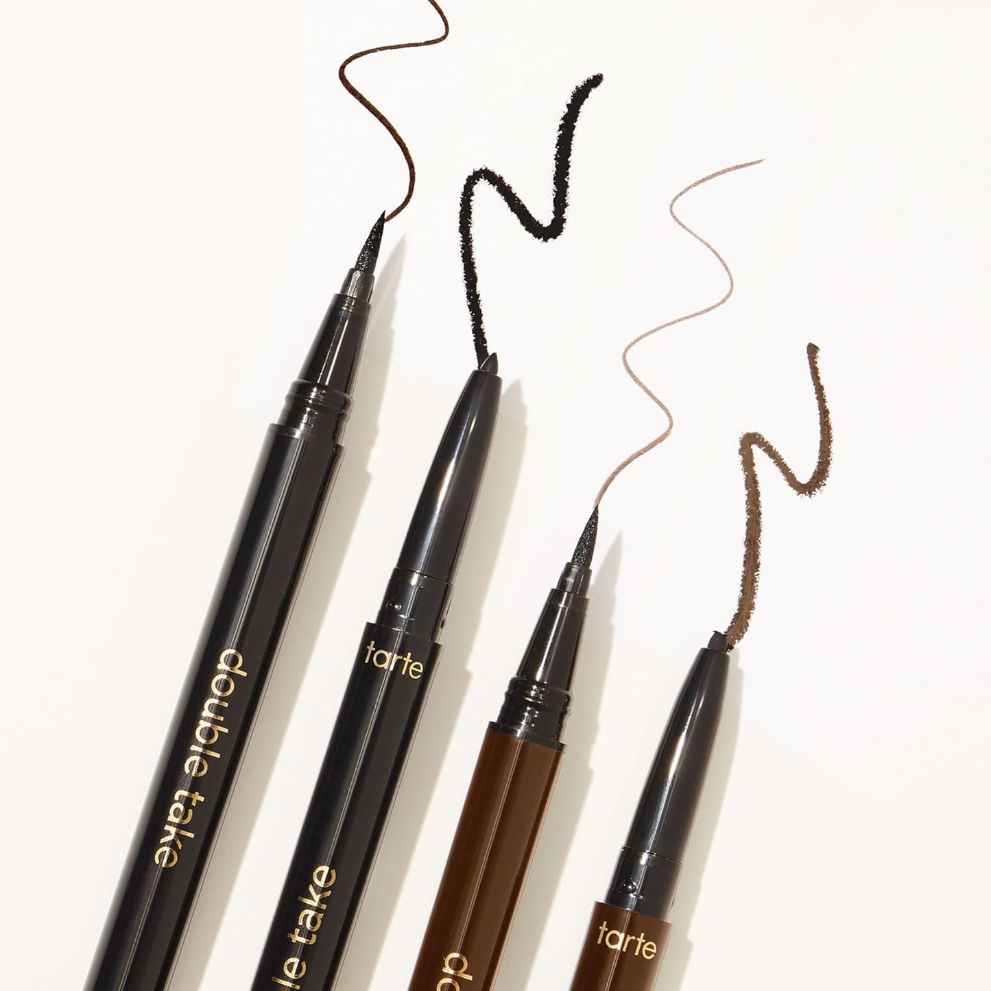 Tarte Double Take Eyeliner - 2-in-1 Waterproof Pencil for Bold All-Day Wear | Vegan & Easy to Apply