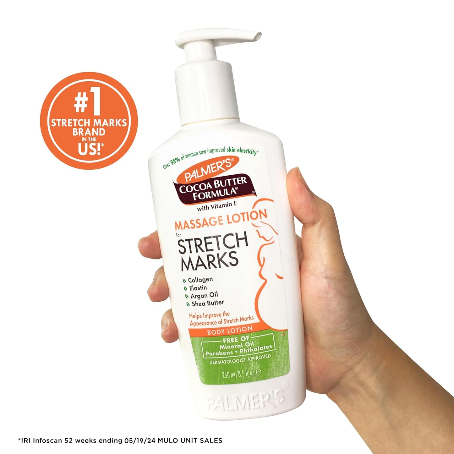 Palmer's Cocoa Butter Formula Massage Lotion - Stretch Marks & Pregnancy Skin Care | 8.5 Oz with Collagen & Shea Butter