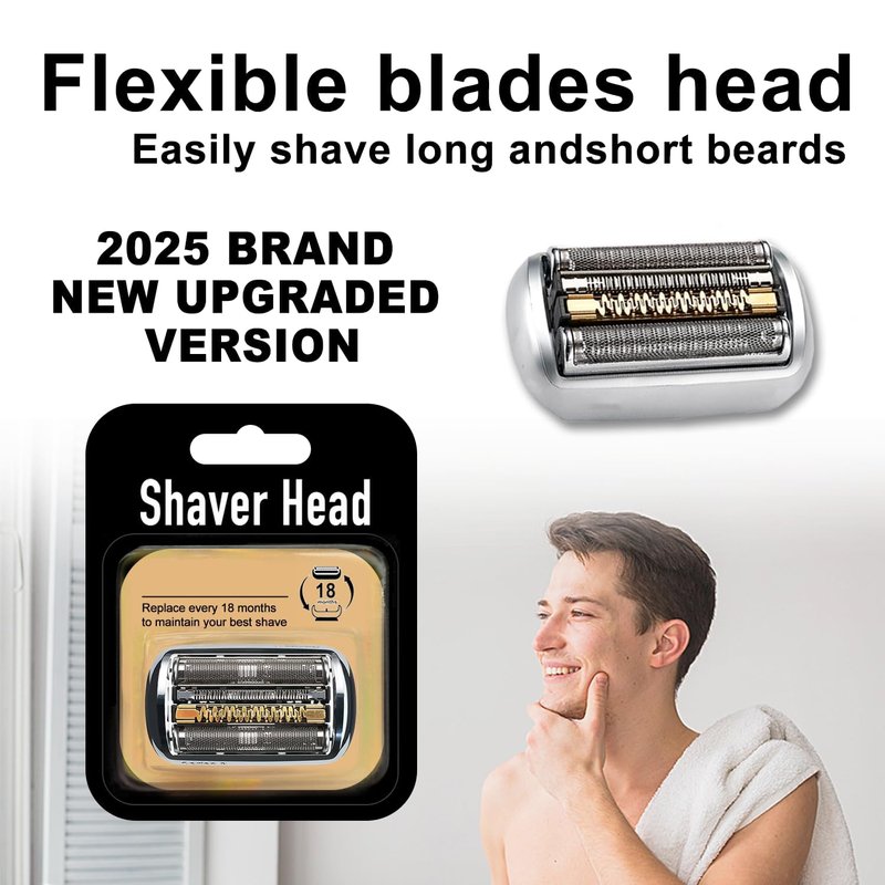 2Packs Series 9 92S Electric Replacement Shaver Head Accessories Compatible with Braun Series 9 Electric Razors 9290cc, 9291cc, 9370cc, 9293s, 9385cc, 9390cc, 9330s, 9296cc (Upgraded ver.)