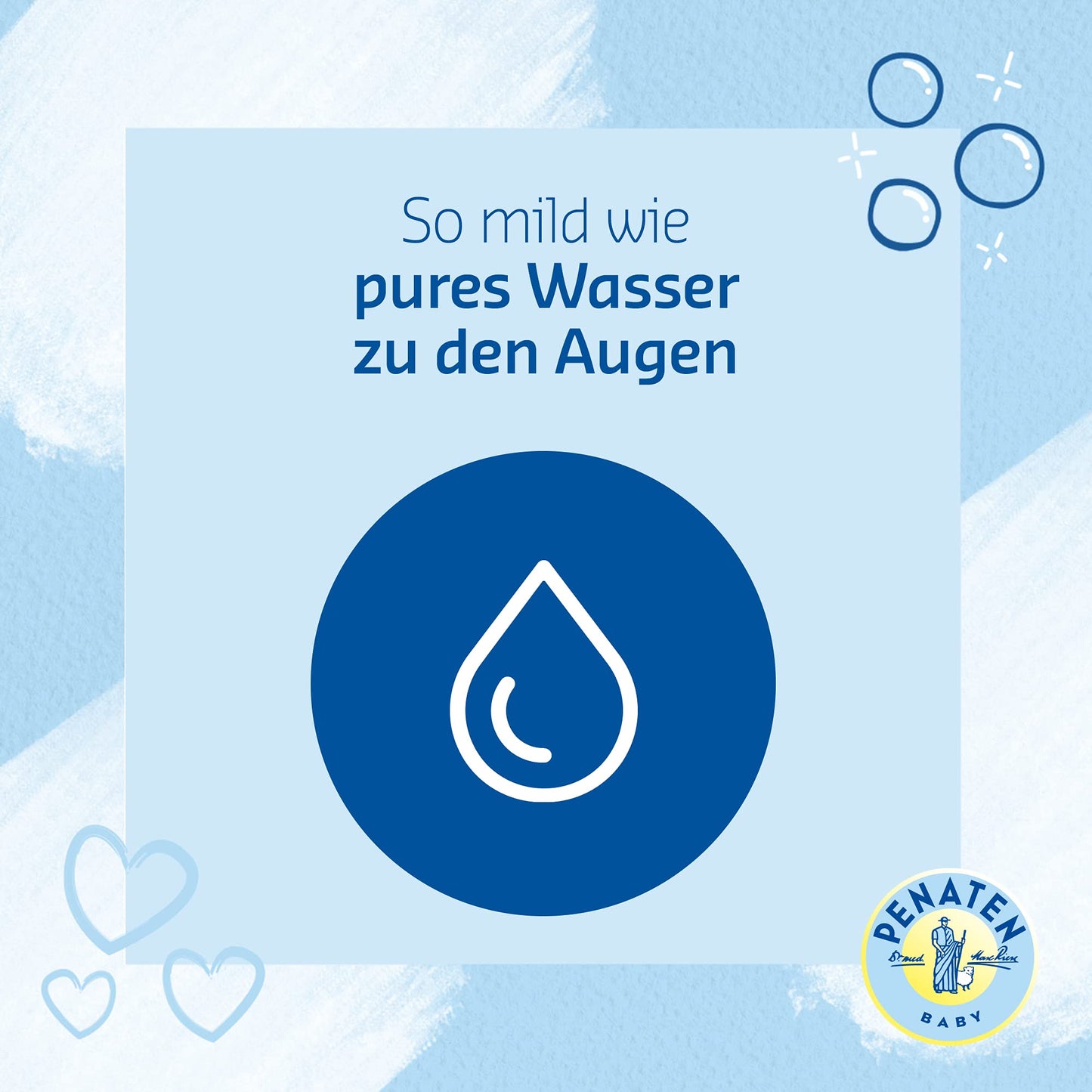 Penaten Ultra Sensitiv Bad & Shampoo 400ml / Mildes Waschgel ohne Parfum zum sanften Baden und Waschen von Haut und Haar / Auch für Allergiker geeignet 400ml