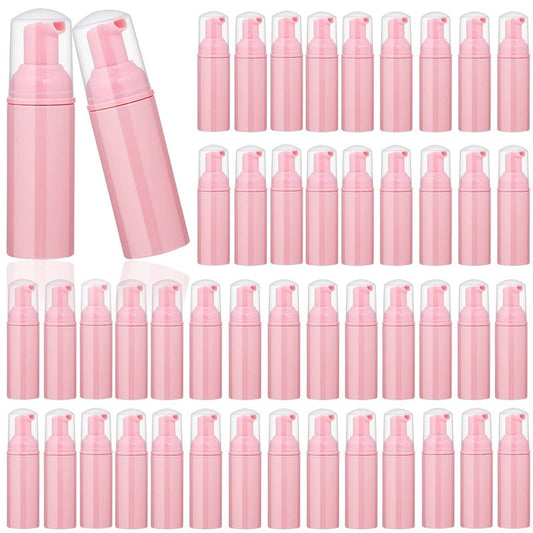 Tzirci 50 Pack 2 oz Foam Pump Bottles, Refillable Soap Dispenser, Daily Use