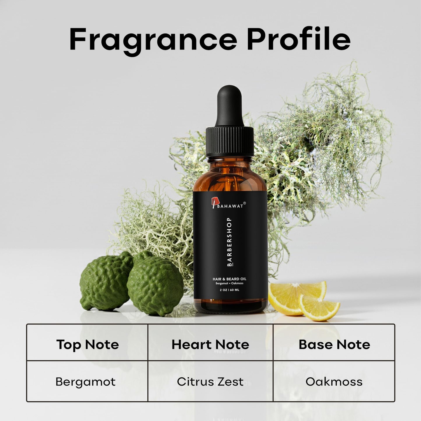 BAHAWAT Beard Oil -Premium Beard Oil Conditioner & Softener - Tobacco Oud scent- Eliminates Beard Itch, Promote a Healthy, Full Beard, Natural Ingredients, 2 ounce.