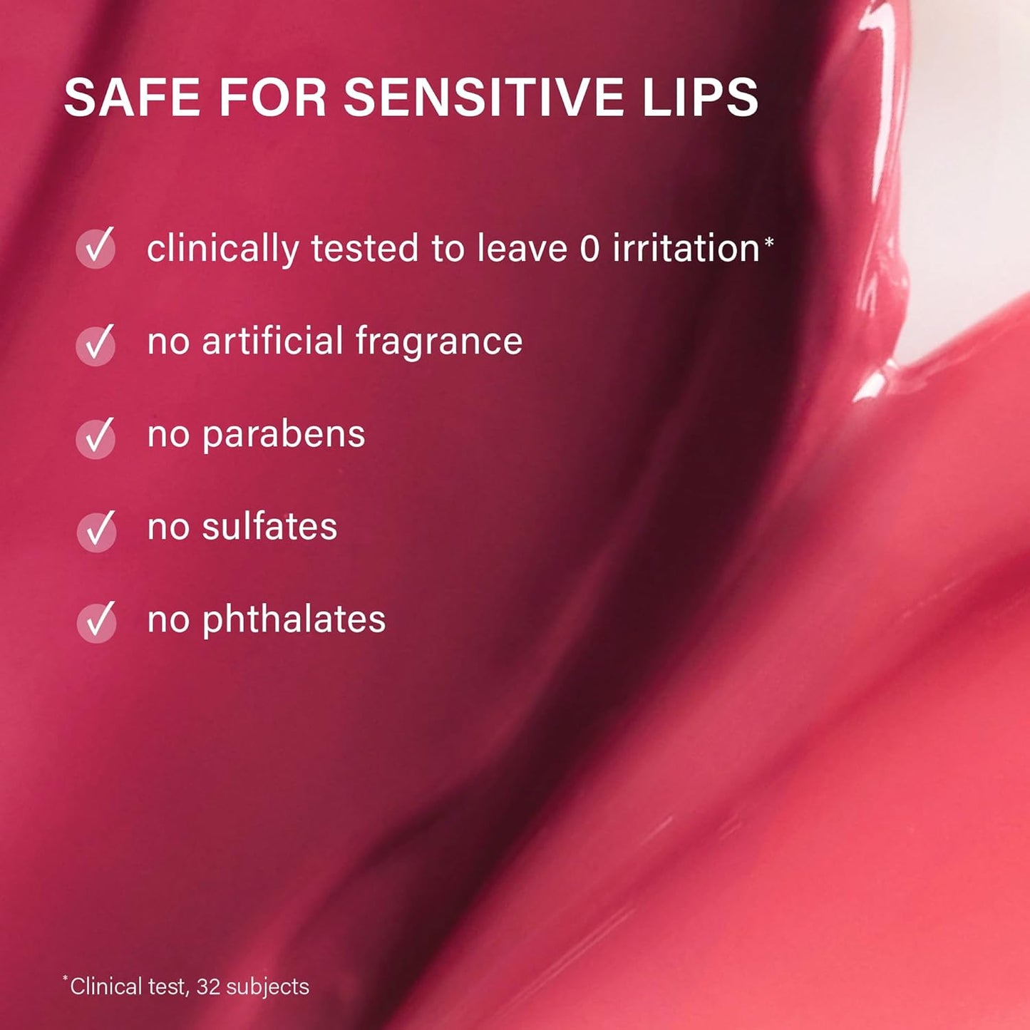 Vegan Lip Treatment - Sheer Tinted Lip Balm for Hydration & Shine | Infused with Collagen & Jojoba Oil - 0.5oz/15g