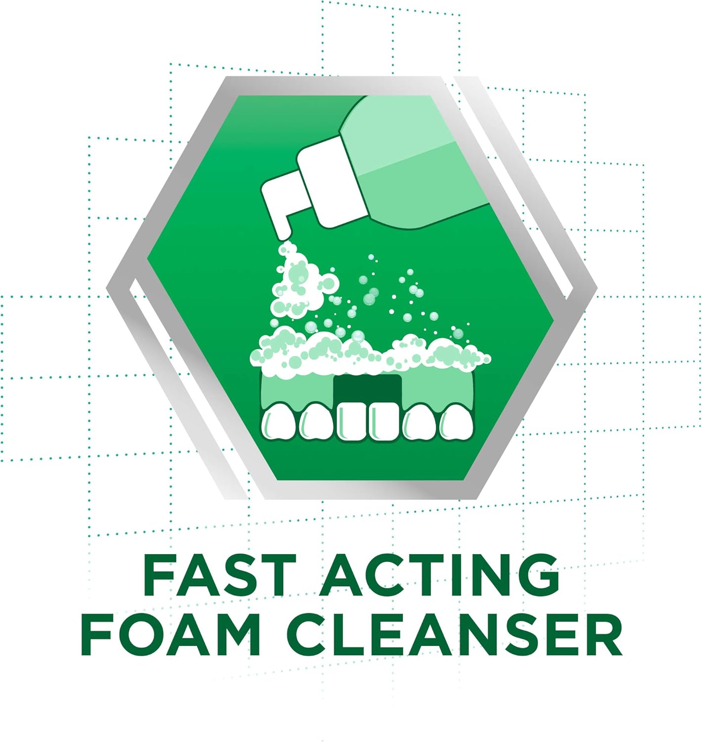 Polident Denture Cleanser - Fresh Cleanse Foaming Formula | 125ml Size