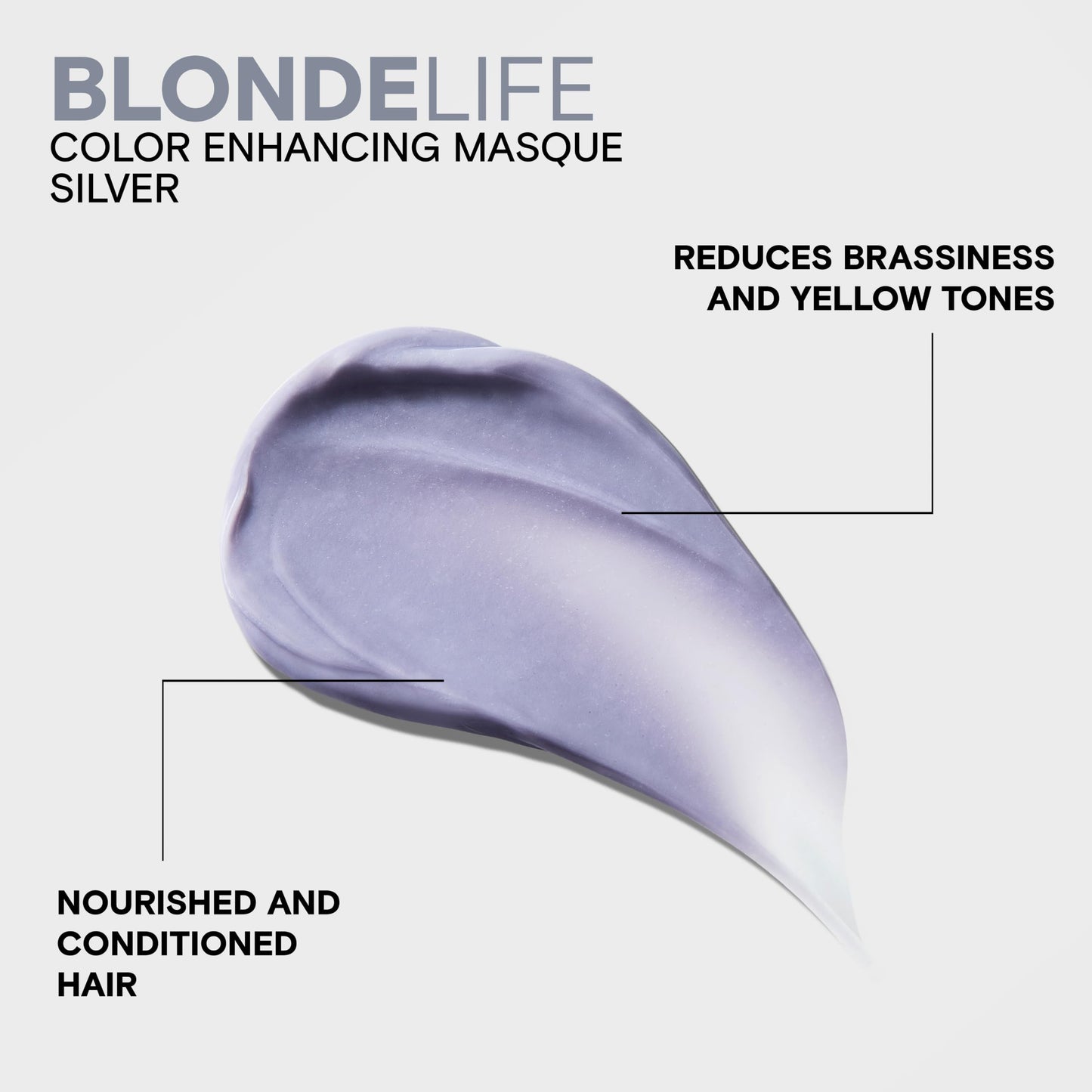 Joico Blonde Life Color Enhancing Masque | For Blonde Hair | Color Depositing Treatment | Maintain Unique Blonde Tones | Fortified With Monoi & Tamanu Oil | Silver| 5.1 Fl Oz