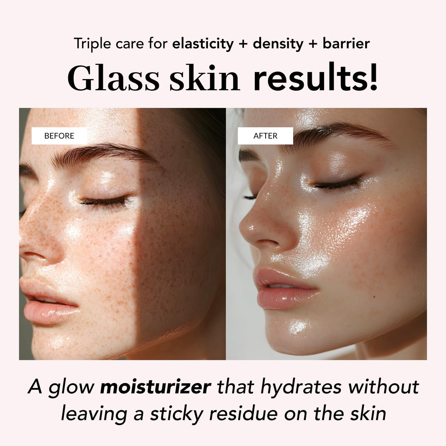 NOWATER Korean Collagen Face Cream Anti-Aging Moisturizer – Day & Night Cream with 300 Dalton Hydrolyzed Collagen, Ceramide NP & Niacinamide for Firming, Hydrating & Glowing Mature Skin, (1.76 fl.oz)