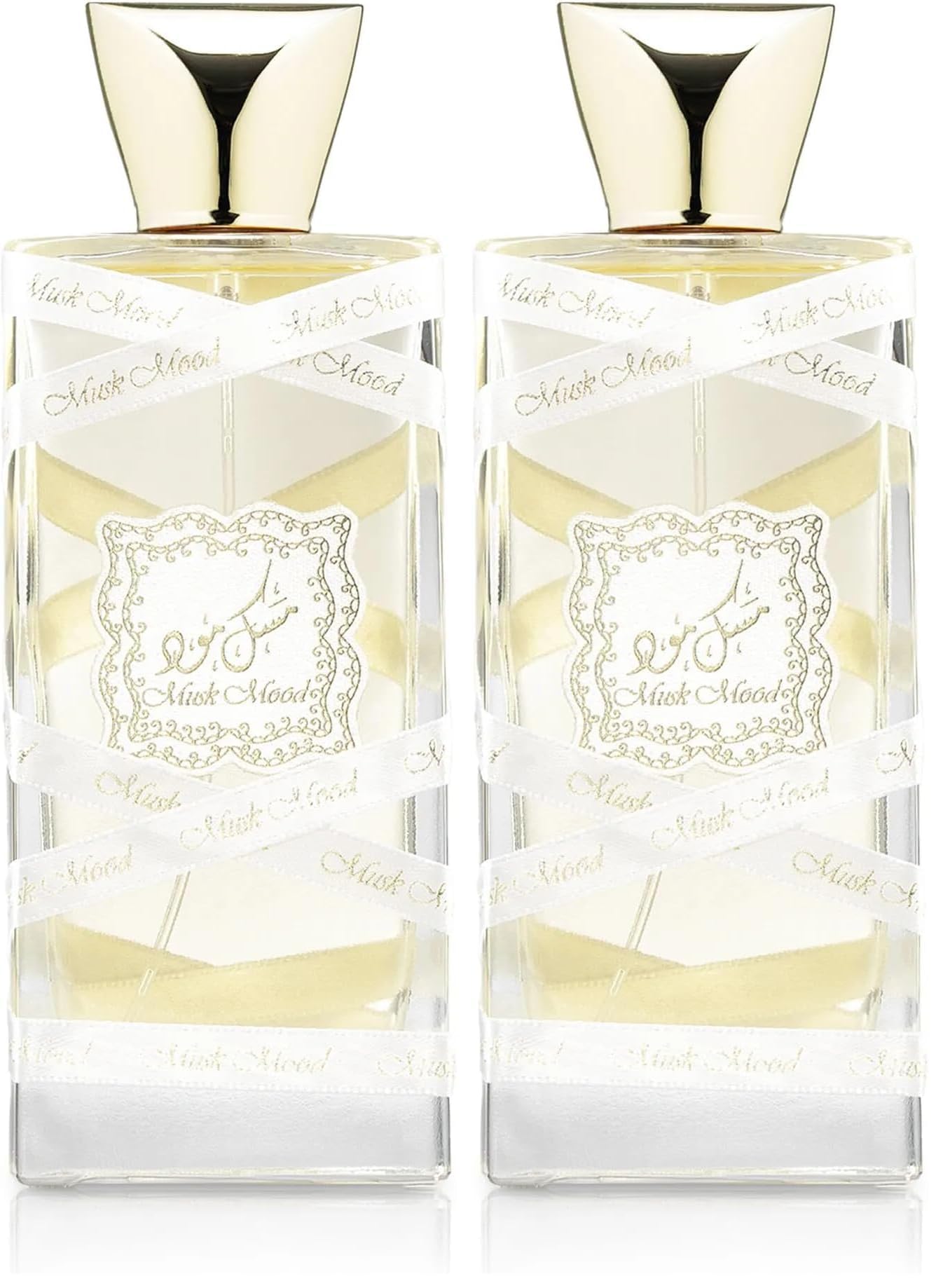 Lattafa Musk Mood for Unisex Eau de Parfum Spray, 3.4 Ounce (Pack of 2)