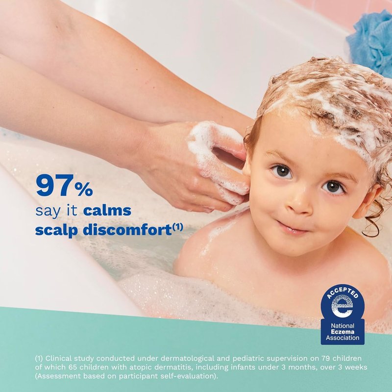 Mustela Stelatopia Foam Shampoo for Eczema-Prone Baby Skin - Natural Avocado & Sunflower Oil | 5.07 fl. oz.