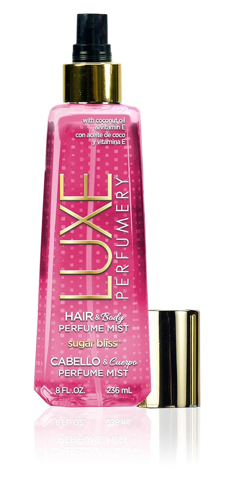 Luxe Perfumery Hair & Body Perfume Mist - Sugar Bliss Scent, 8 Fl Oz | Pack of 2