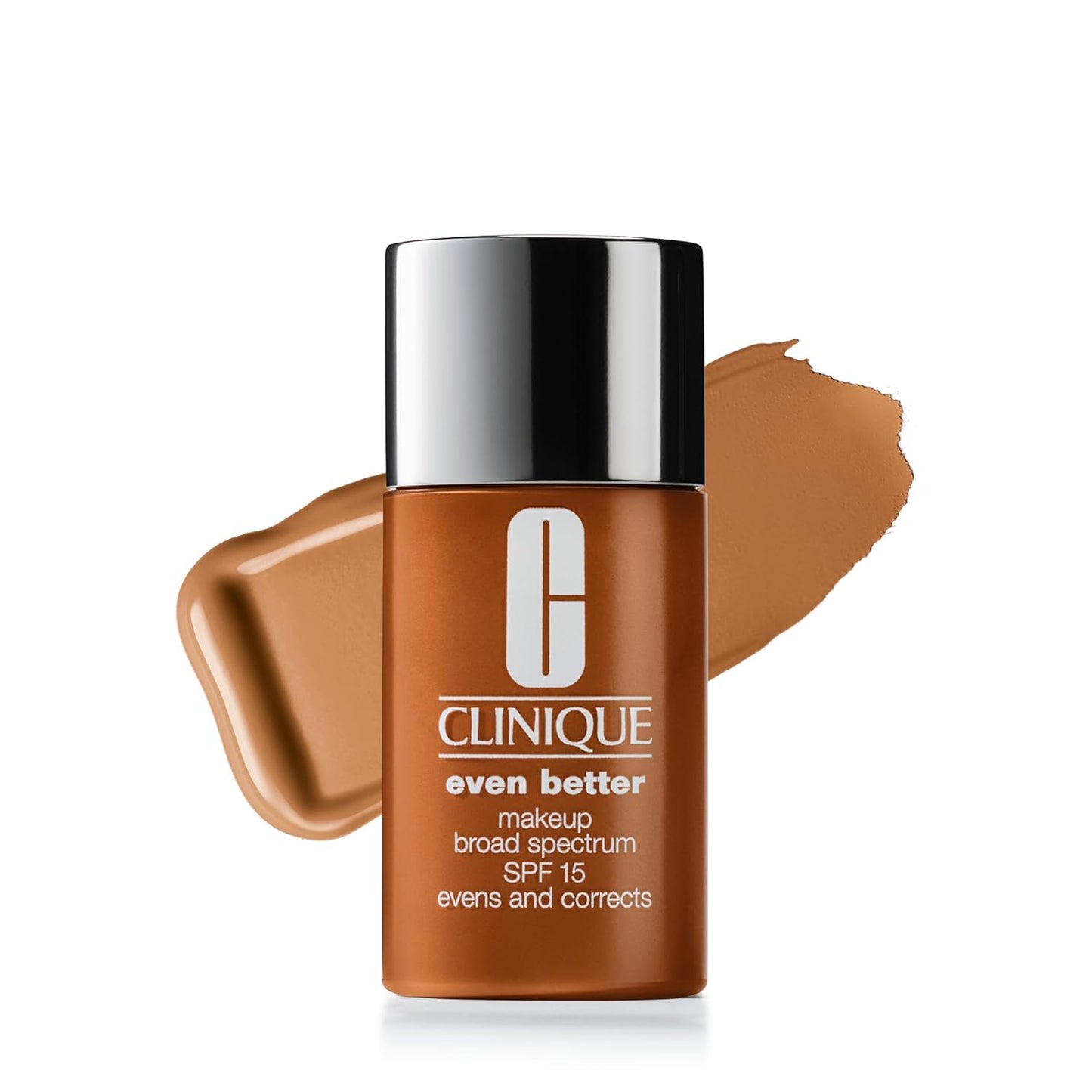 Clinique Even Better Liquid Foundation SPF 15 - Vitamin C, Medium Coverage for Dry & Oily Skin | Natural Finish, Evens Skin Tone