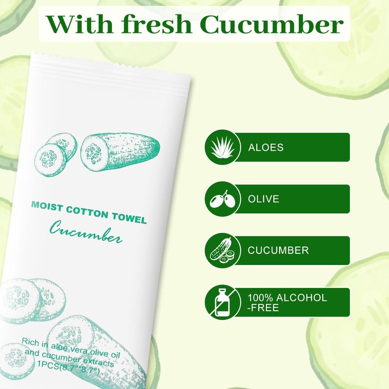 Moist Cotton Towel Bulk Moist Towelettes Individually Wrapped,White Towel Services,Refreshment Pre Moistened Towels for Dentist Travel Sport Party Hotel 50，Lavender