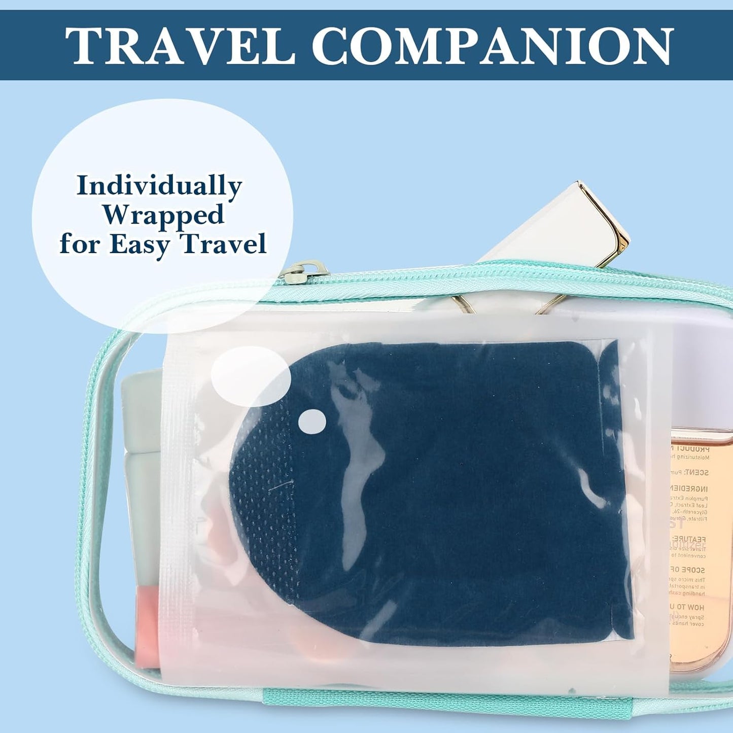 Disposable Steam Eye Masks - 100 Pcs Unscented Self-Heating Warm Compress for Dry Eyes | Relaxation & Spa Gifts