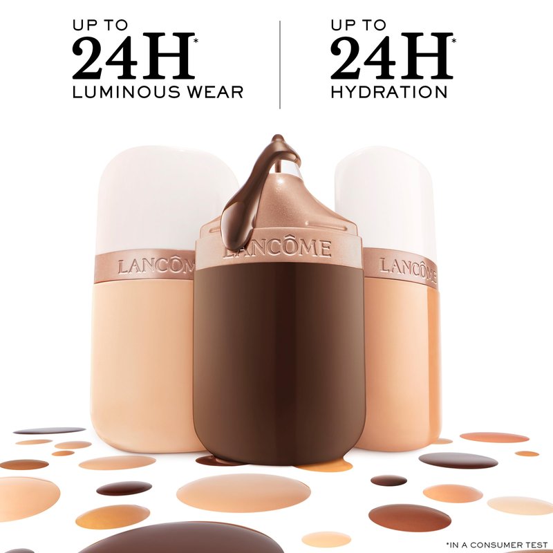 Lancôme Idôle 3 Serum Supertint Skin Tint - Dewy, Even tone with Niacinamide and Hyaluronic Acid for 24HR - Sheer to Buildable Coverage - Shade 28N