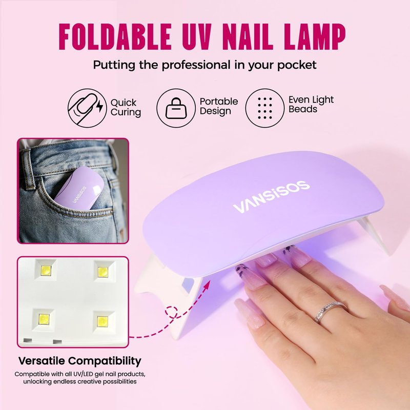 Poly Gel Nail Kit for Beginners: 14 Color Professional Gel Nail Extension Set with Slip Solution U V Lamp for DIY at Home Salon