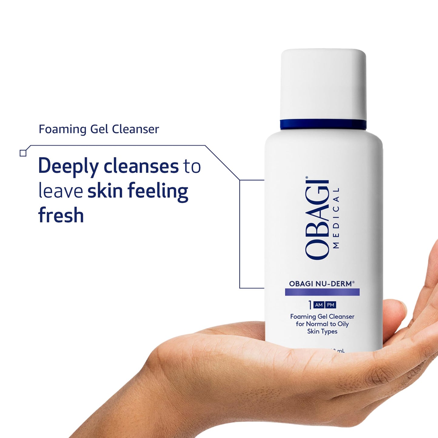 Obagi Medical Hyperpigmentation Travel-Sized Bundle with Nu-Derm Foaming Cleanser, Toner & Hydrate Moisturizer – Brighten Dark Spots, Balance Skin’s pH, Remove Impurities, Protect & Hydrate