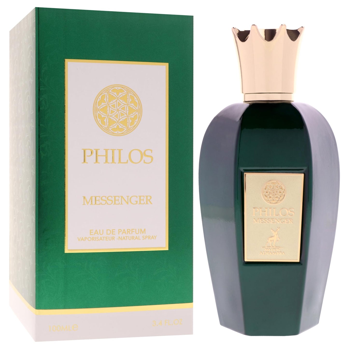 Philos Messenger by Maison Alhambra for Men - 3.4 oz EDP Spray