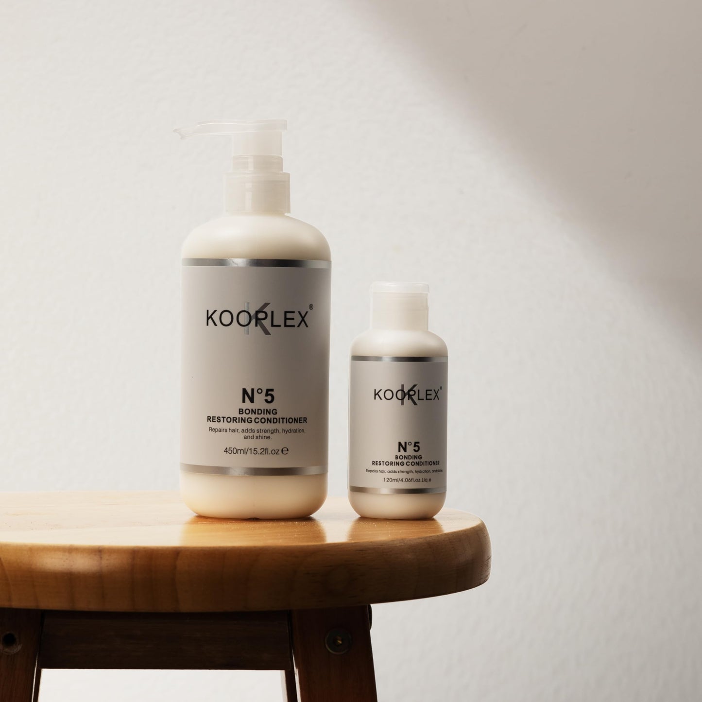 KOOPLEX No.5 Bond Restoring Conditioner – Deep Hydration & Fiber Repair with Argan Oil, Wheat Protein & Keratin | Smooth, Strengthen & Protect Color-Treated Hair 15.06fl.Oz/450ml