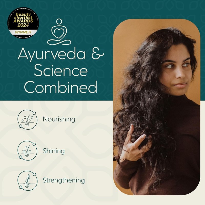 Empyreal Shine Hair Serum - Ayurvedic Growth & Hydration with Ashwagandha, Amla & Rosemary Oils | 50 mL