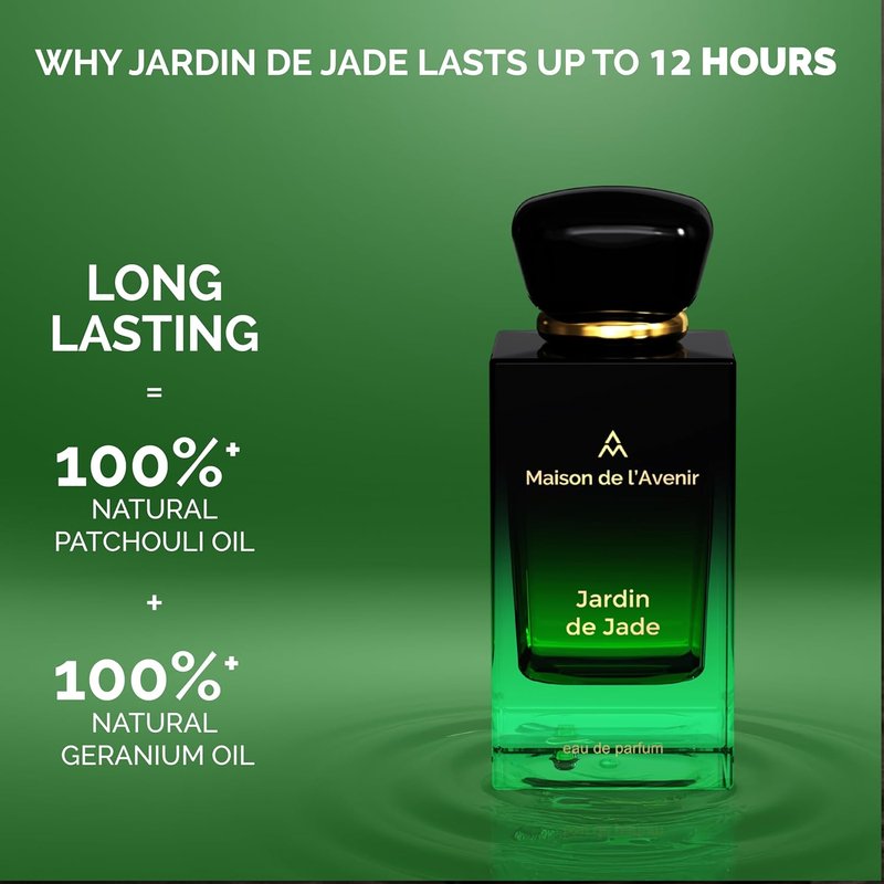 Jardin de Jade Eau de Parfum - Lush Fruity Floral Fragrance | Unisex | 100ml / 3.4 fl. oz.