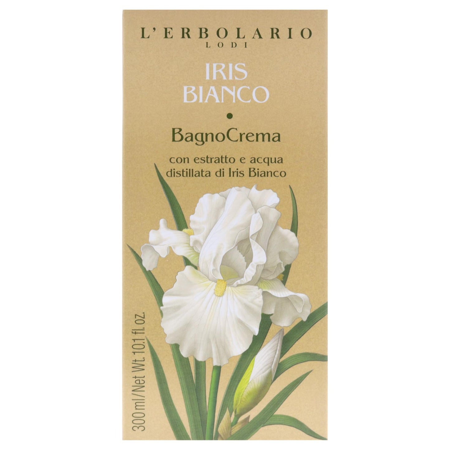 Bath Cream - White Iris by LErbolario for Unisex - 10.1 oz Body Cream