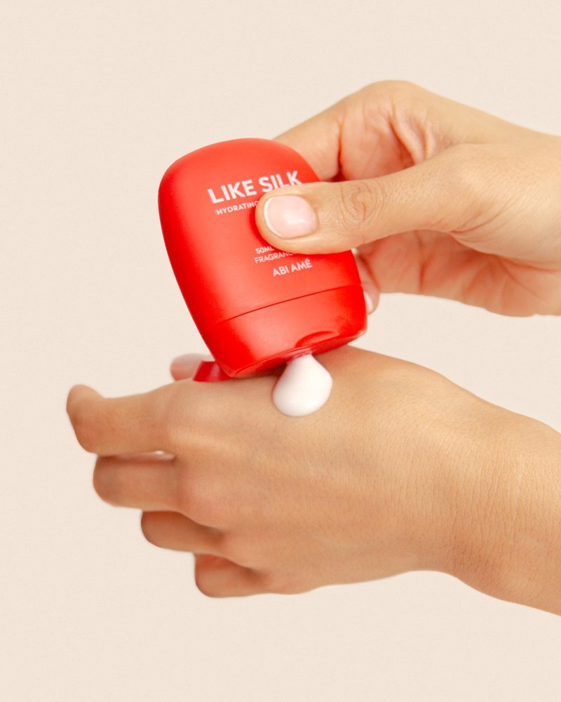 ABI AME Like Silk Hand Cream - Fast Absorbing Non-Greasy Hand Moisturizer with HydraTrio Complex for Long Lasting Hydration, Dry Skin Relief, 50ml
