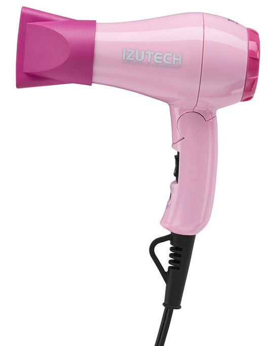 TORO2400 Mini Foldable Travel Dual-Voltage Blow Dryer for Fast Drying, Powerful 1200w Blowdryer, Multiple Colors, Gift Women, Lightweight Compact Portable (Pink, ALCI)