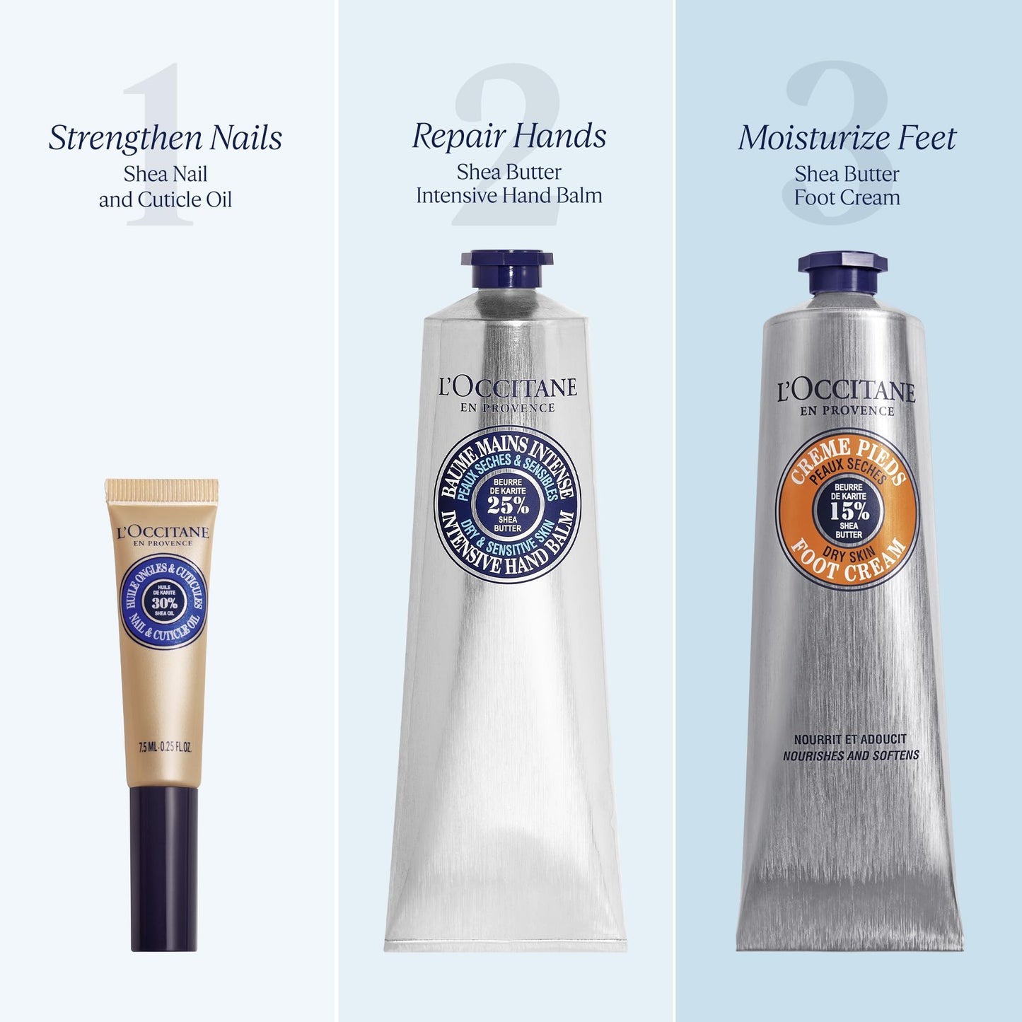 L'OCCITANE 15% Shea Butter Foot Cream Enriched with Lavender & Arnica. 5.30 fl oz
