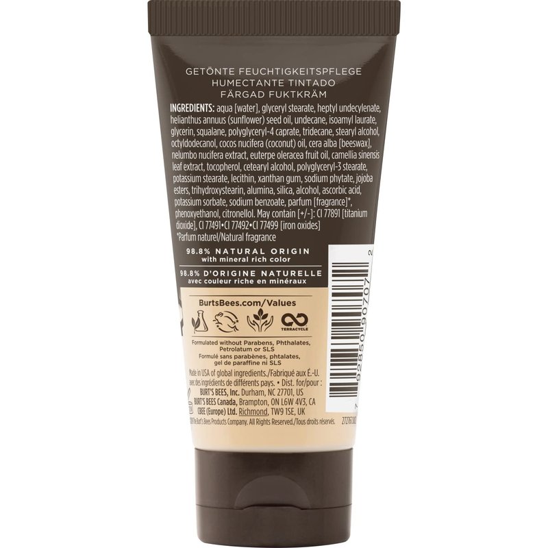 Burt's Bees Tinted Moisturizer - Antioxidant-Rich Formula for Radiant Skin | Buff, 1 Ounce