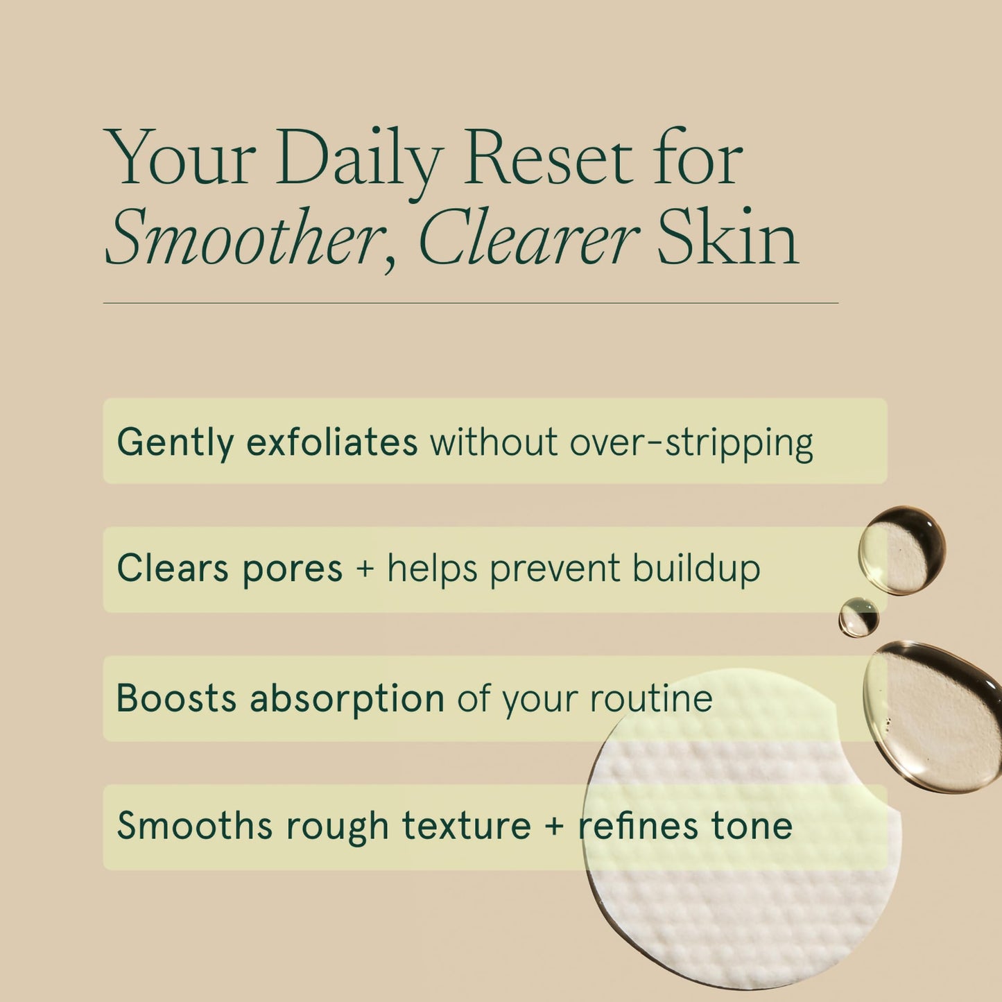 Barefaced Toning Pads (60 count) - Exfoliating Face Pads with 2% Glycolic Acid & Salicylic Acid - Brightens & Cleanses Skin, Clears Pores, Reduces Fine Lines & Wrinkles