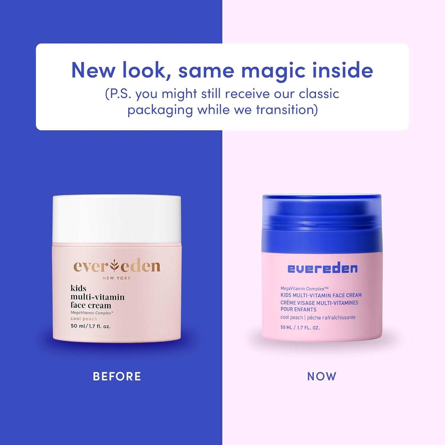 Evereden Kids Face Cream - Cool Peach 1.7 oz | Non-Toxic Moisturizer for Sensitive Skin