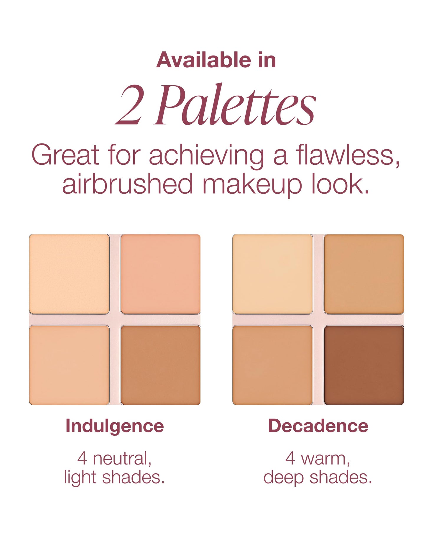 Mineral Fusion Makeup Cream Concealer Eye Palette Quad (Indulgence)