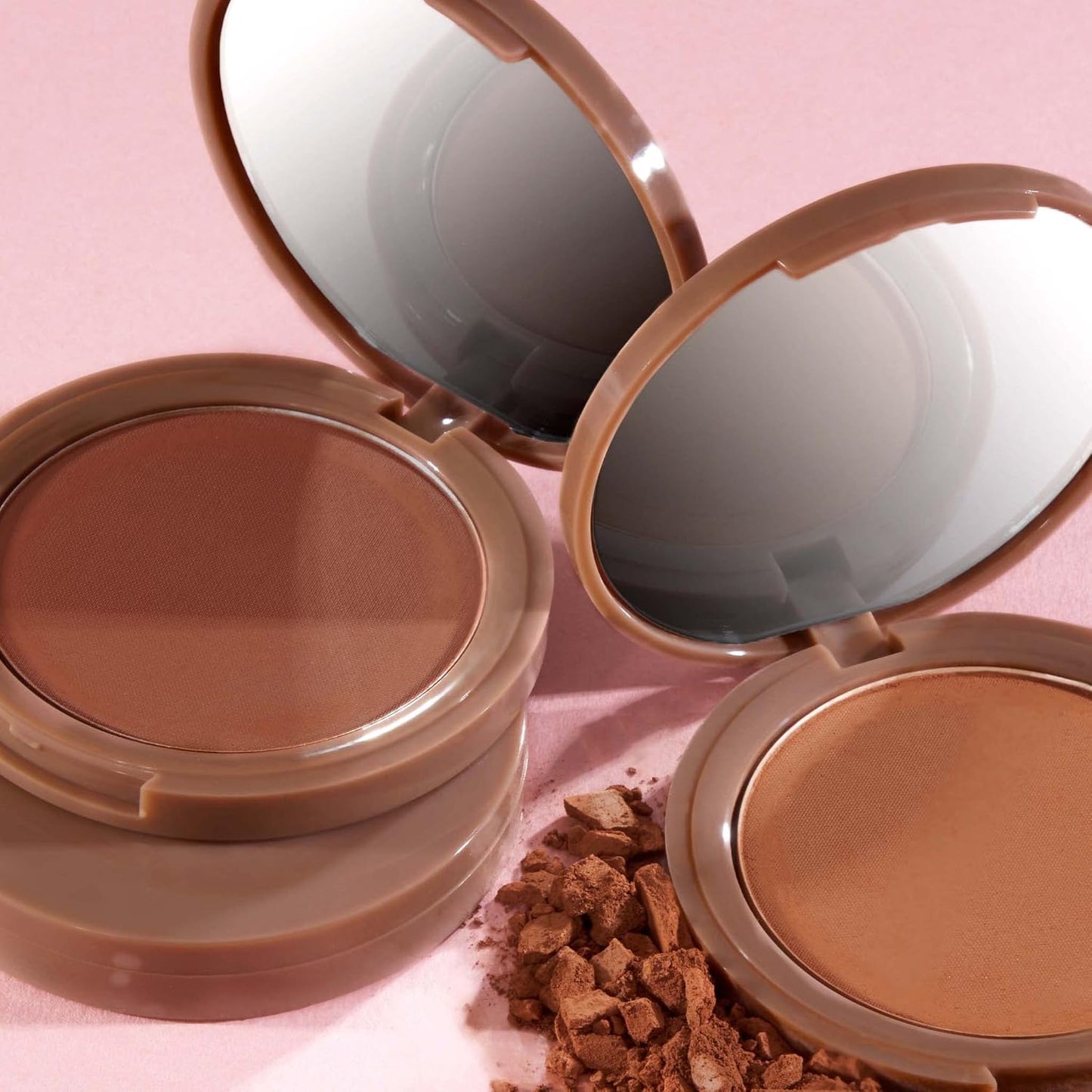 Mally Beauty Bulletproof Powder Bronzer - Deep Shade for Long-Lasting Glow