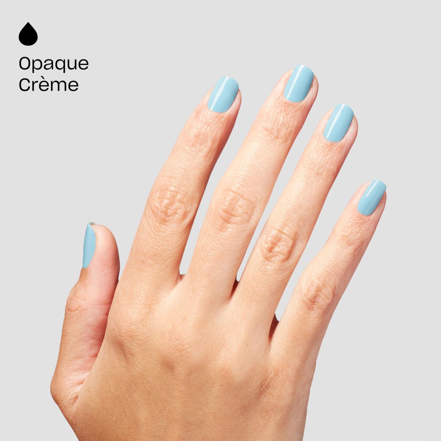 OPI Infinite Shine Totally Tu-blue-ar | Opaque Soft Bright Blue Gray Long Wear Gel Like Crème Nail Polish | What's Your Mani-tude | Fall 2025