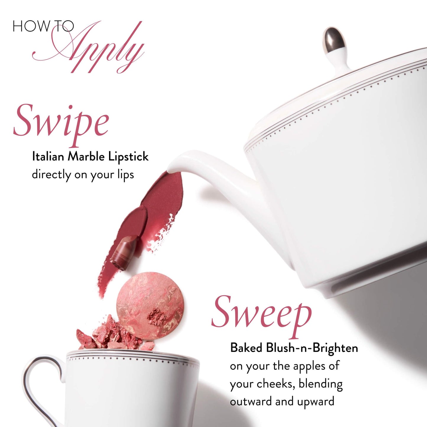 LAURA GELLER NEW YORK It's a Pink Thing Marbleized Makeup Collection - Limited Edition Blush & Lipstick Gift Set - Marbleized Baked Blush & Hydrating Lipstick - Perfect for Mother's Day Gifting