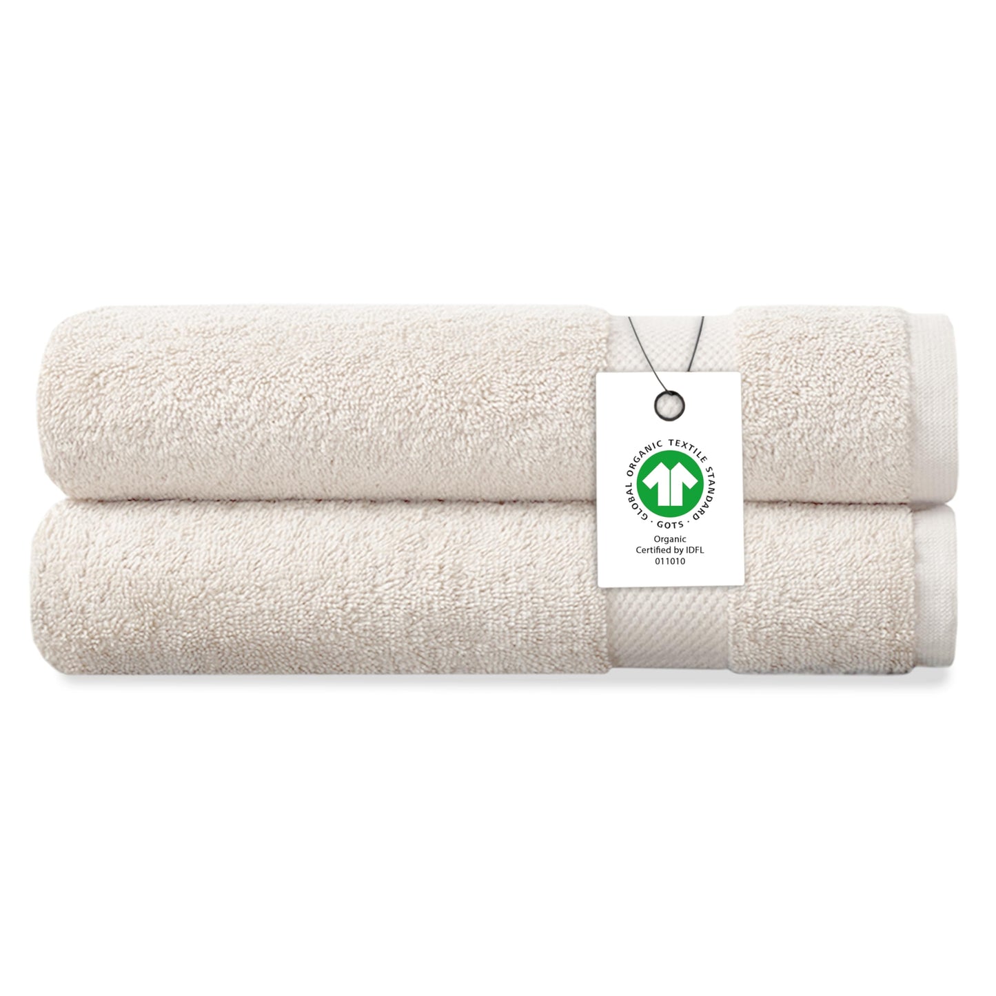 Delara Organic Cotton Luxuriously Plush Washcloths Pack of 6 | GOTS & Oeko-TEX Certified | Premium Quality Face Towels | Feather Touch Technology|650 GSM Long Staple|Soft, Quick Dry & Ultra-Absorbent