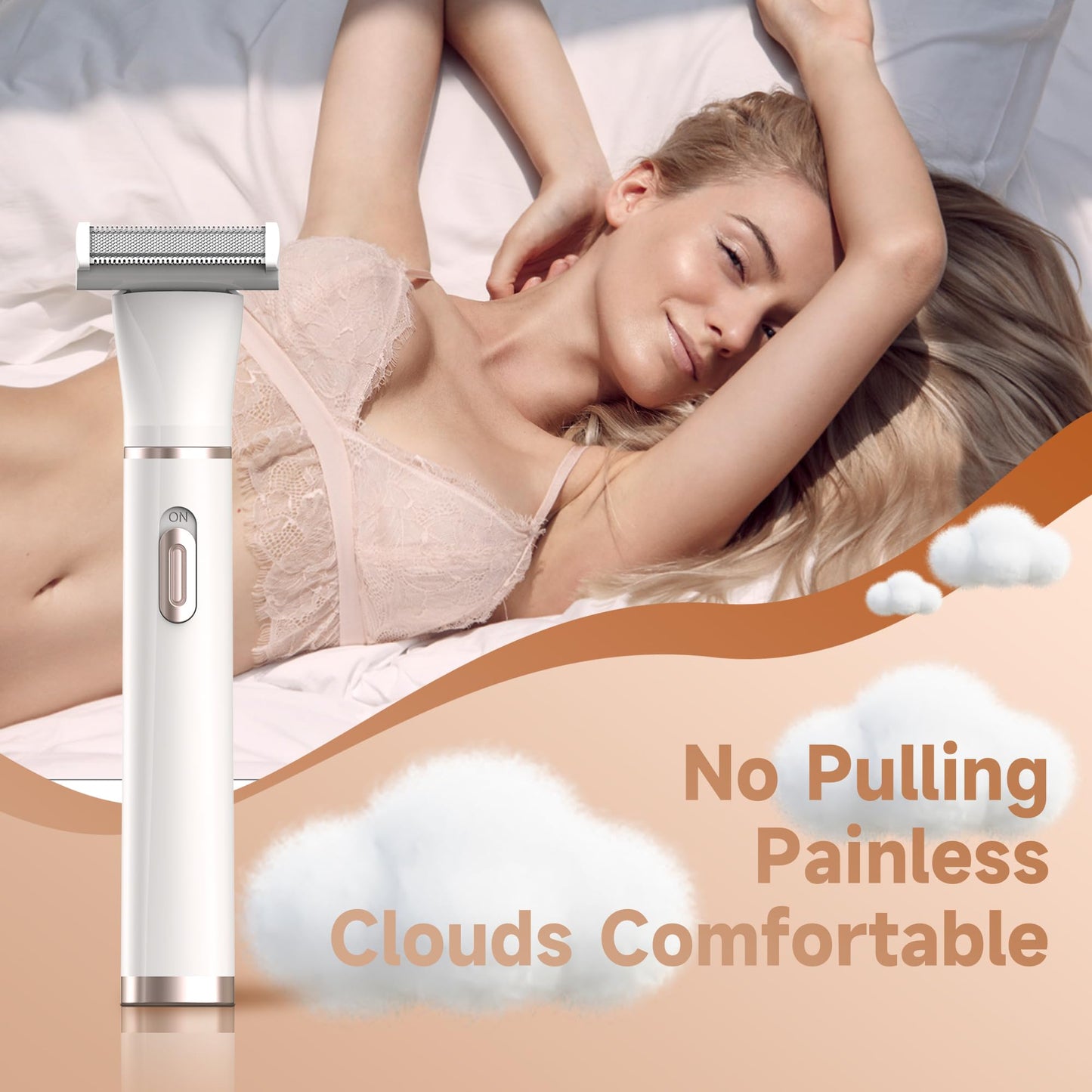 Electric Razor for Women, 5-in-1 Bikini & Body Trimmer, Waterproof Shaver