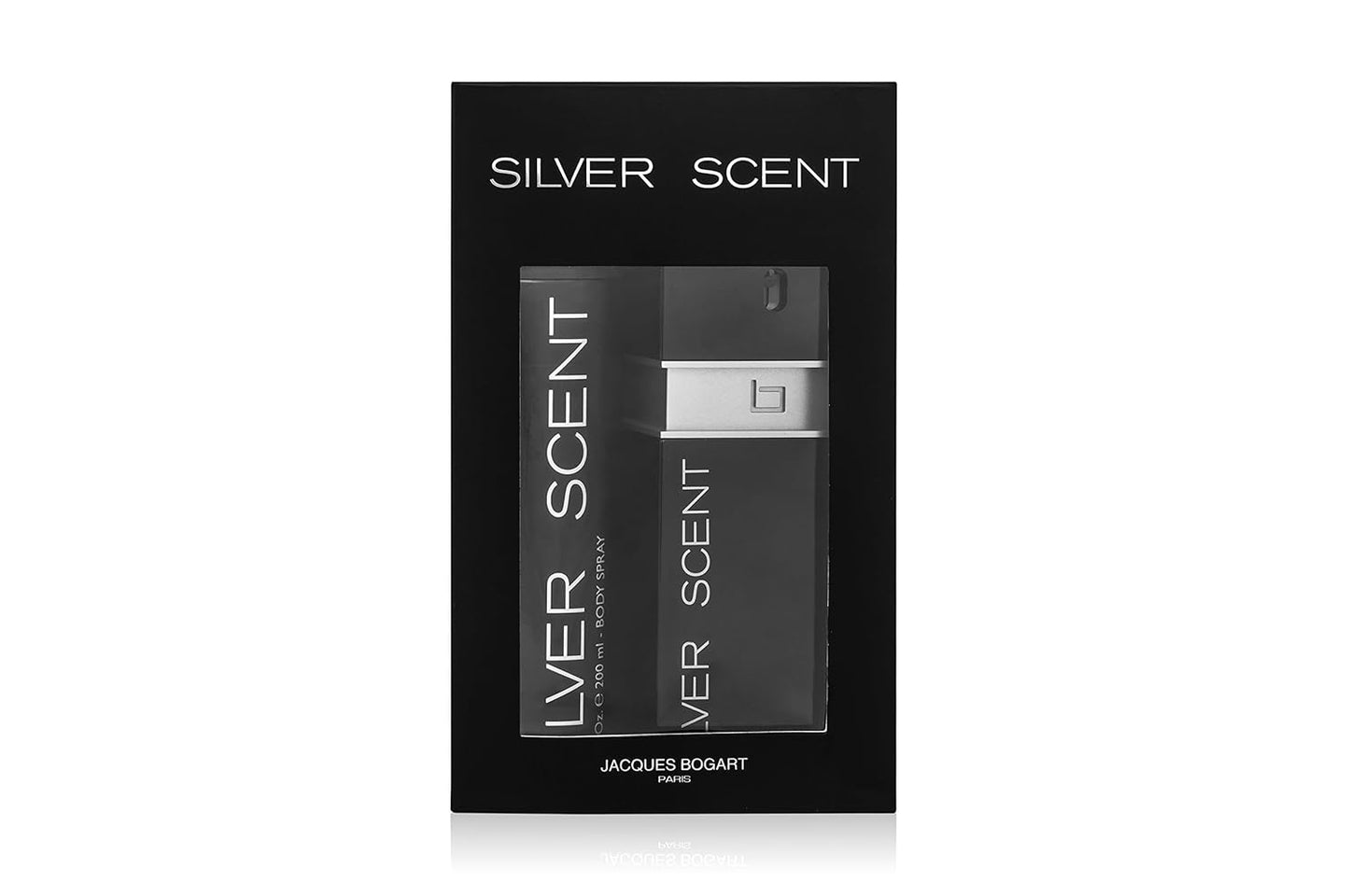 Silver Scent for Men by Jacques Bogart - 2-Piece Gift Set with 3.33oz EDT & 6.66oz Body Spray